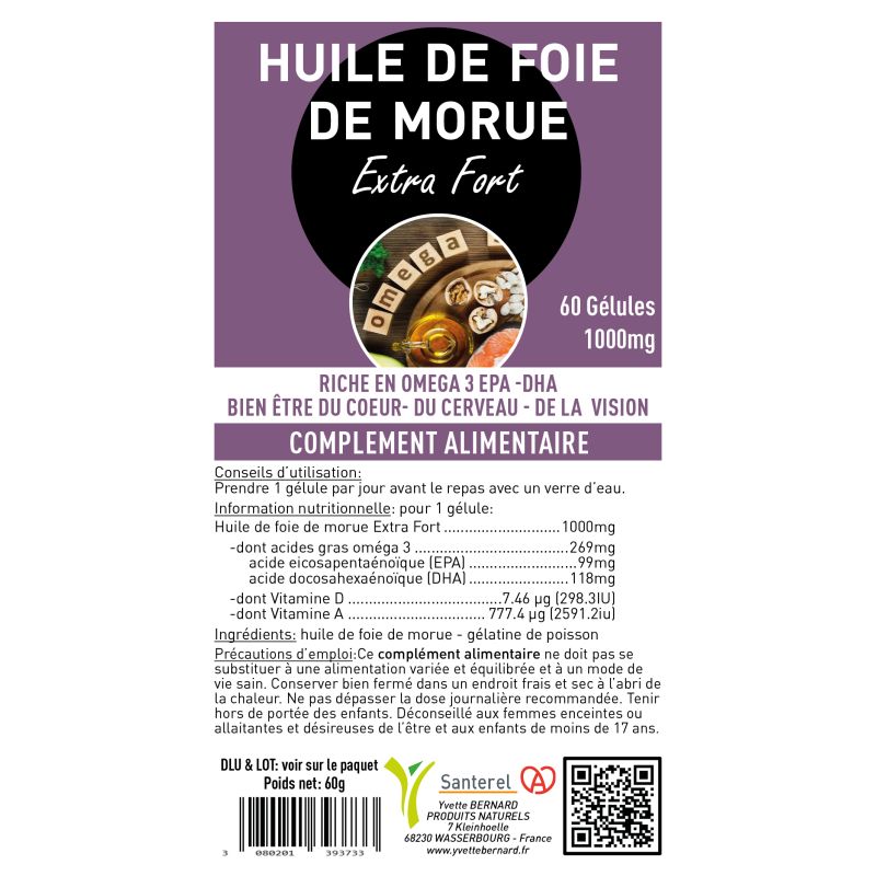 Huile de foie de Morue | Bienfaits et utilisation | Au meilleur prix