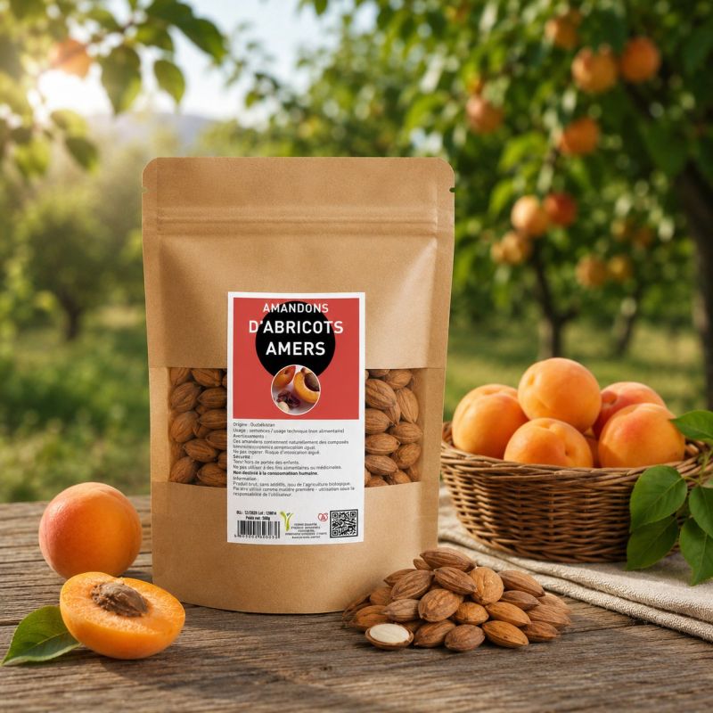 AMANDONS D'ABRICOTS AMERS 500G