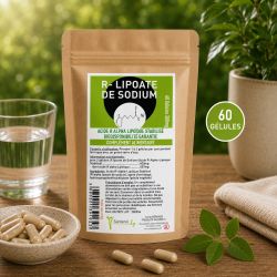 R LIPOATE DE SODIUM 60 GELULES 300MG - SANTEREL