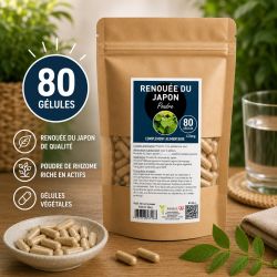 RENOUEE DU JAPON* - 80 gelules 410mg -*de qualité contrôlée - Santerel