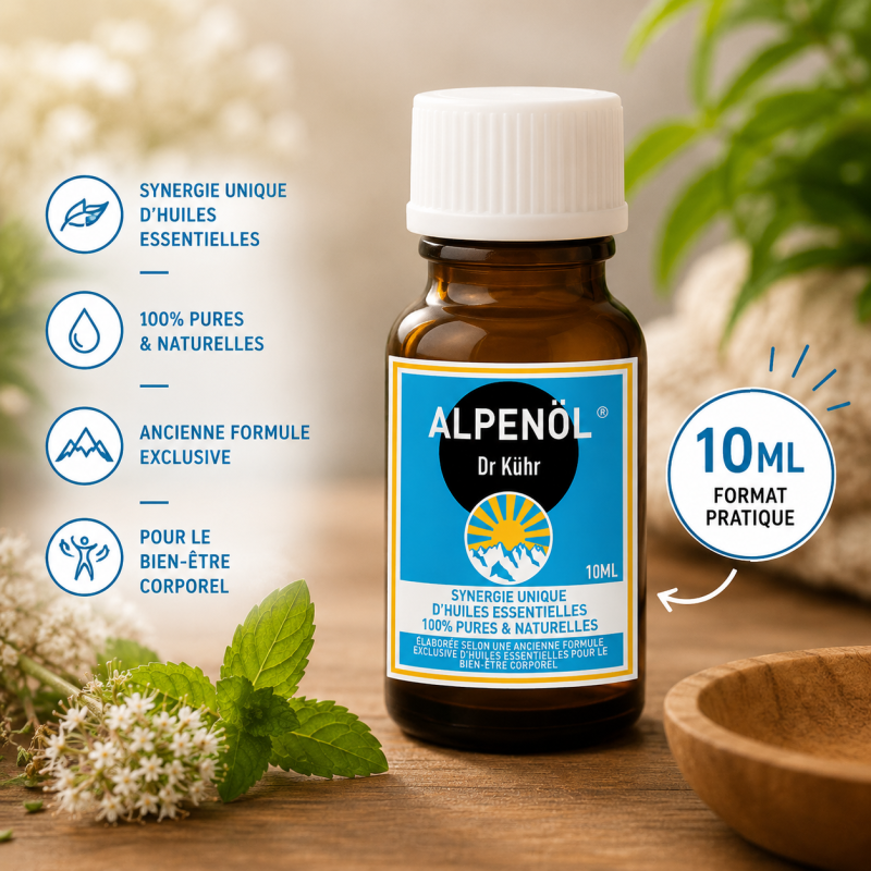 ALPENOL 10ML - Synergie d'huiles essentielles du Dr Kuhr