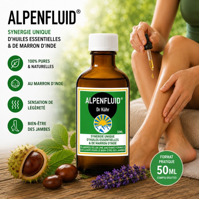 ALPENFLUID 50ml DU DR KUHR - special jambes lourdes