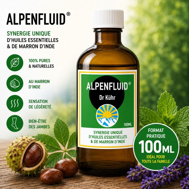 ALPENFLUID 100ml DU DR KUHR - spécial jambes lourdes