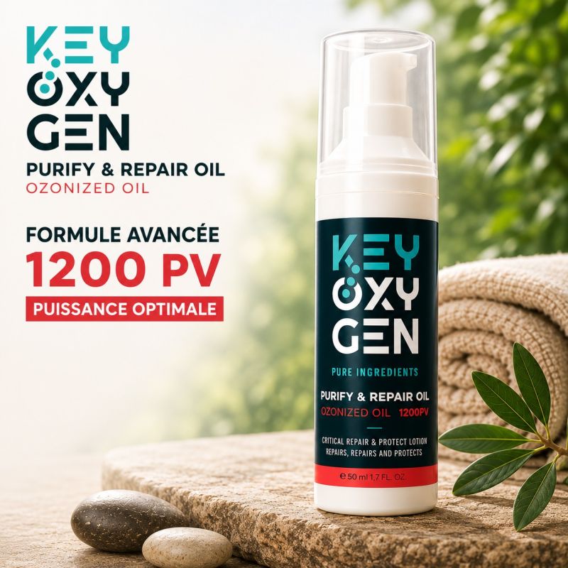 HUILE OZONEE REPARATRICE 30ML - KEYOXYGEN REPAIR OIL 30MLHUILE OZONEE REPARATRICE 30ML - KEYOXYGEN REPAIR OIL 30ML
