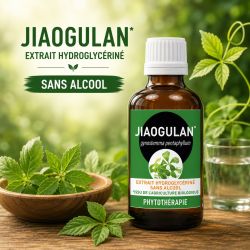 JIAOGULAN 50ML EXTRAIT DE PLANTE SANS ALCOOL - issu de l'agriculture biologique