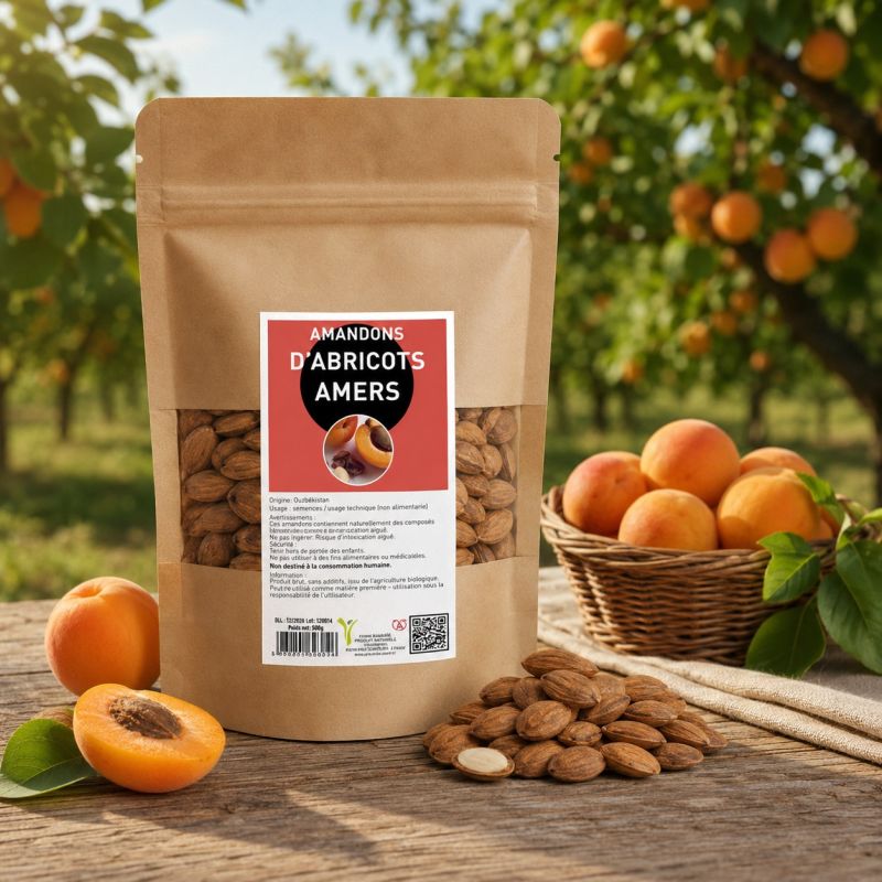 AMANDONS D'ABRICOTS AMERS 500G