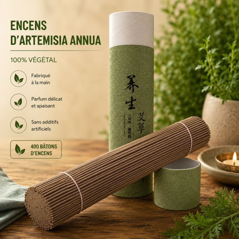 ARTEMISIA ANNUA BATONS D'ENCENS PAR 400 batons - anti moustique & asceptisant naturel