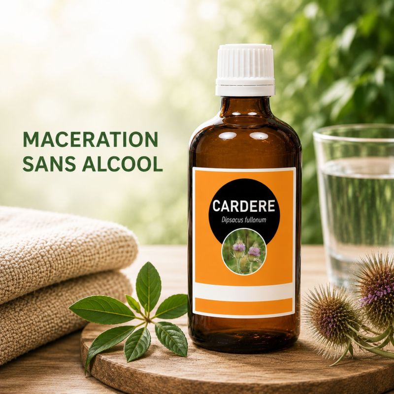 CARDERE 50ml Macération SANS ALCOOL issu de l'agriculture biologique - Dipsacus fullonum - Santerel