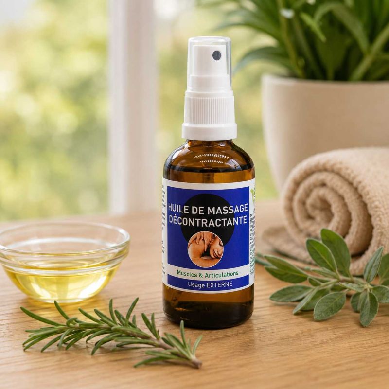 HUILE DE MASSAGE DECONTRACTANTE 50ml
