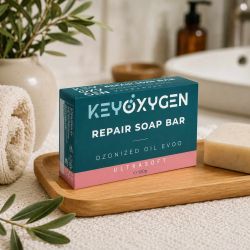 Keyoxygen Repair Soap Bar 100 g - SAVON A L'HUILE OZONEE