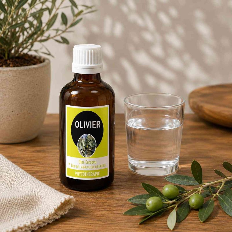 OLIVIER * 100ml Macération AVEC ALCOOL - * Issu de l'agriculture biologique - Santerel