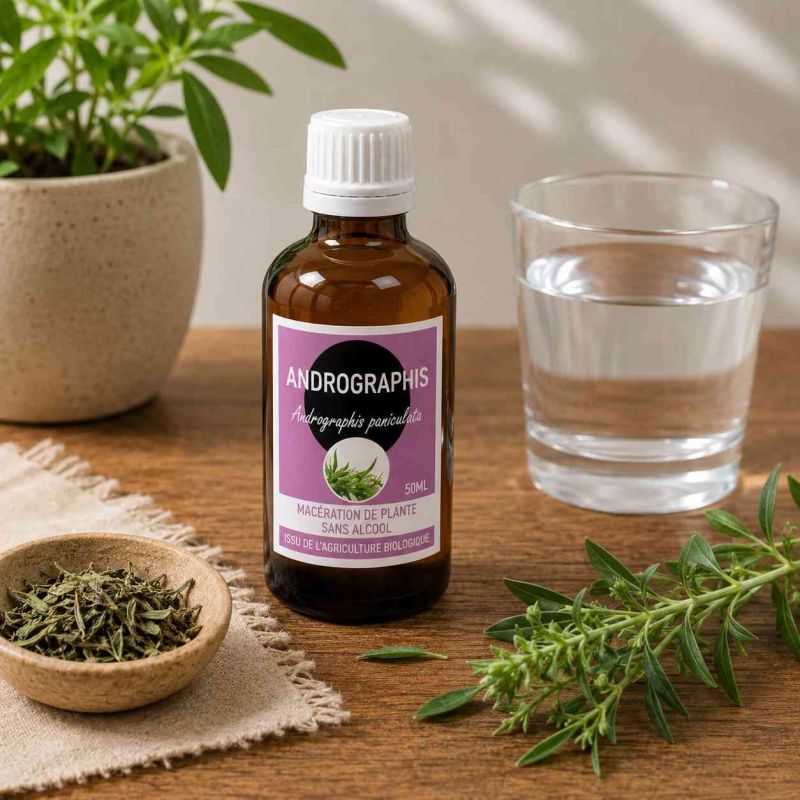 ANDROGRAPHIS* 50ml macération de plante SANS ALCOOL - *Issu de 'agriculture biologique - SANTEREL