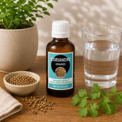 CORIANDRE graines * EXTRAIT DE PLANTE 50ML - coriandrum sativa -*issu de l'agriculture biologique - SANTEREL