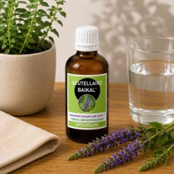 SCUTELLAIRE BAIKAL* 50ML macération de plante SANS ALCOOL - HUANG QIN  * issu de l'agriculture biologique