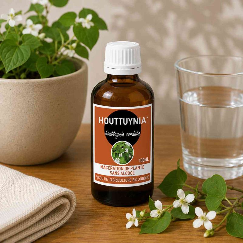OUTTUYNIA cordata 100ml Macération de plante SANS ALCOOL - SANTEREL