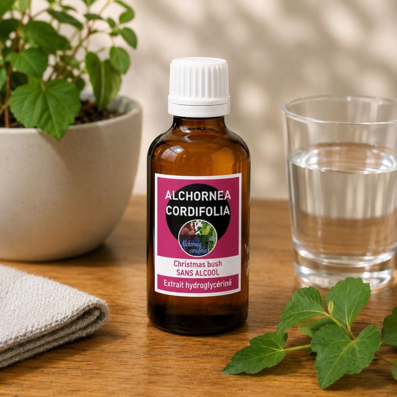 Alchornea cordifolia 50ml teinture mere sans alcool