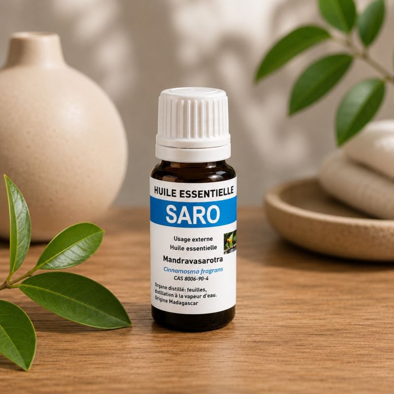 Huile essentielle de SARO 10ml - Mandravasarotra