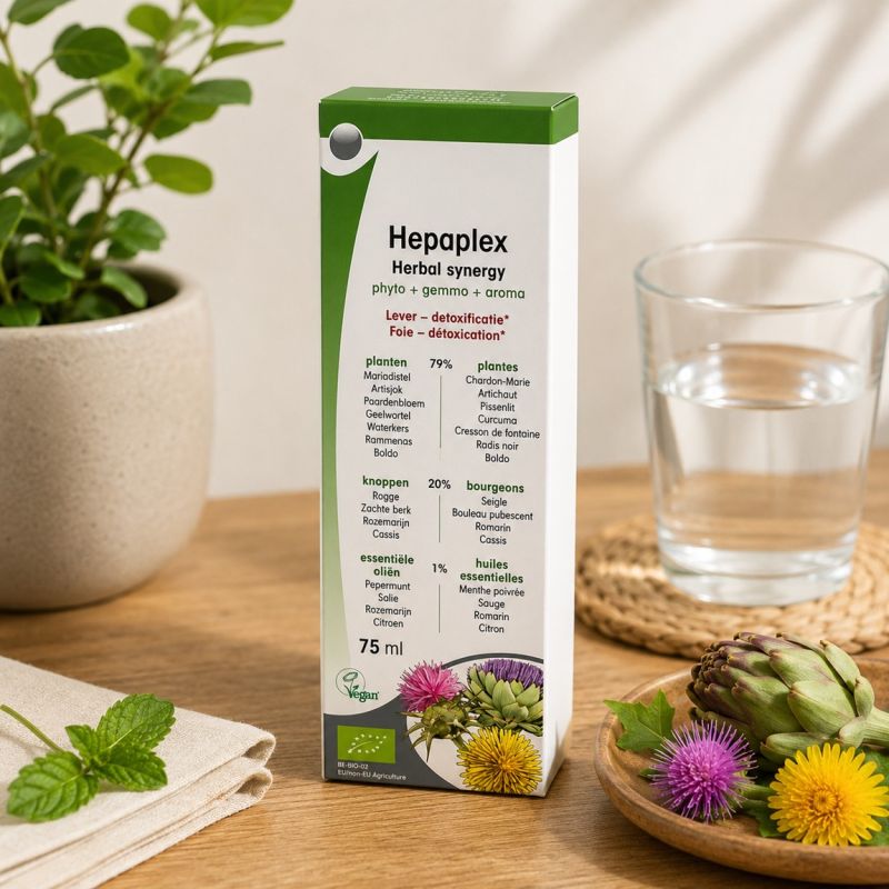 HEPAPLEX BIO Synergie phyto+gemmo+huiles essentielles - 75ml - Bon drainage du foie