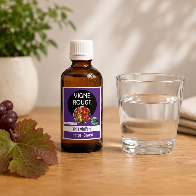VIGNE ROUGE* extrait de plante 50ML - vitis vinifera - *issu de l'agriculture biologique