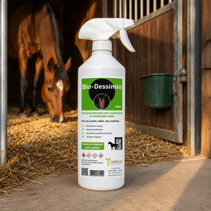 BIO DESSIMIN 500ml - préparation aromatique pour l'environnement animal