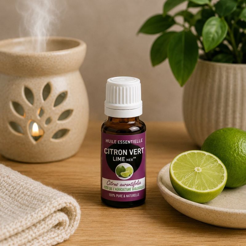 Huile essentielle LIME CITRON VERT BIO 10ML
