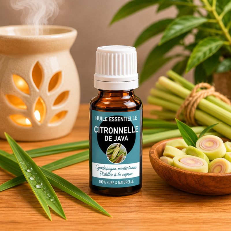 Huile essentielle CITRONNELLE DE JAVA 10ml
