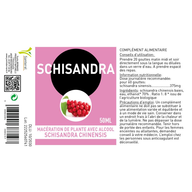 SCHISANDRA extrait | Bienfaits et utilisation | Au meilleur prix