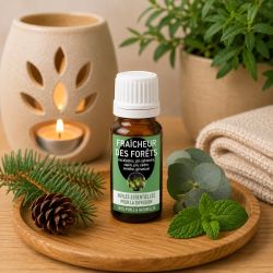 Huiles essentielles FRAICHEUR DES FORETS 10ml - pour la diffusion