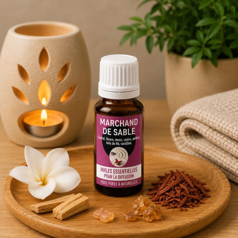 Mélange d'Huiles essentielles MARCHAND DE SABLE 10ML - pour la diffusion