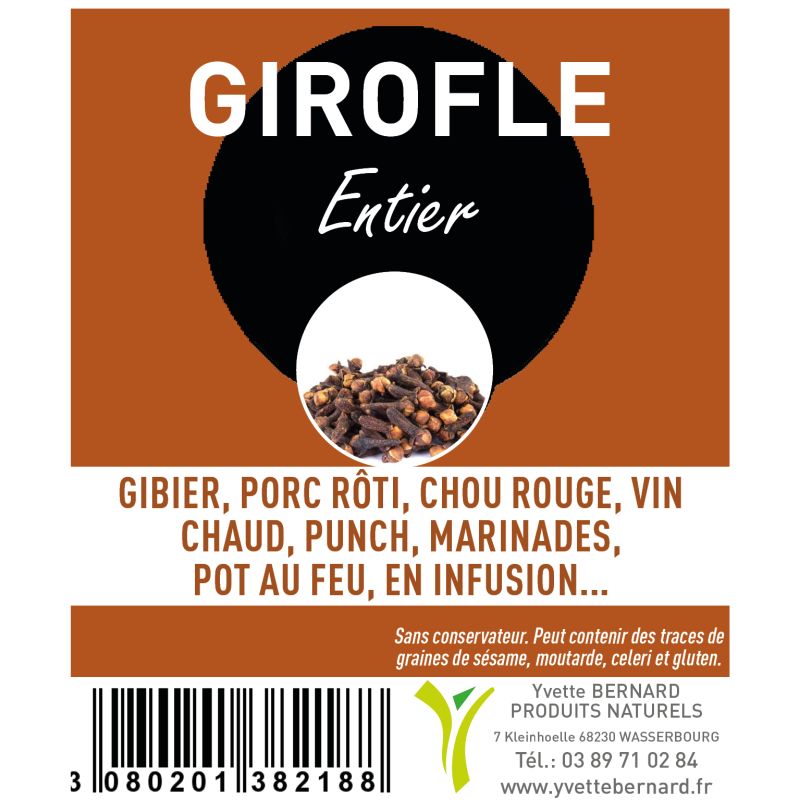 Clou de Girofle 15 g – Épice Aromatique pour Marinades, Gibier et Pâtisseries