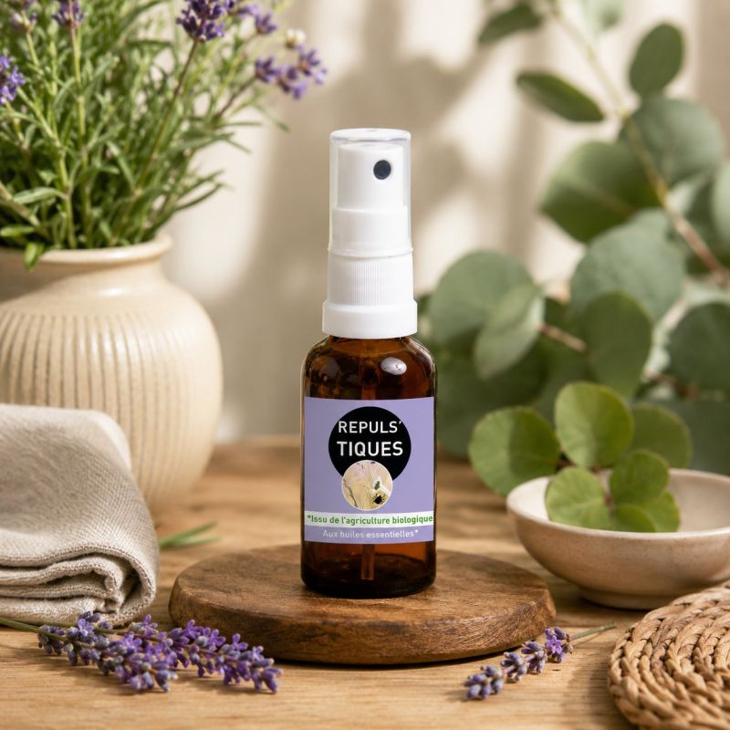 REPULS'TIQUES* 100ml aux huiles essentielles - *issu de l'agriculture biologique