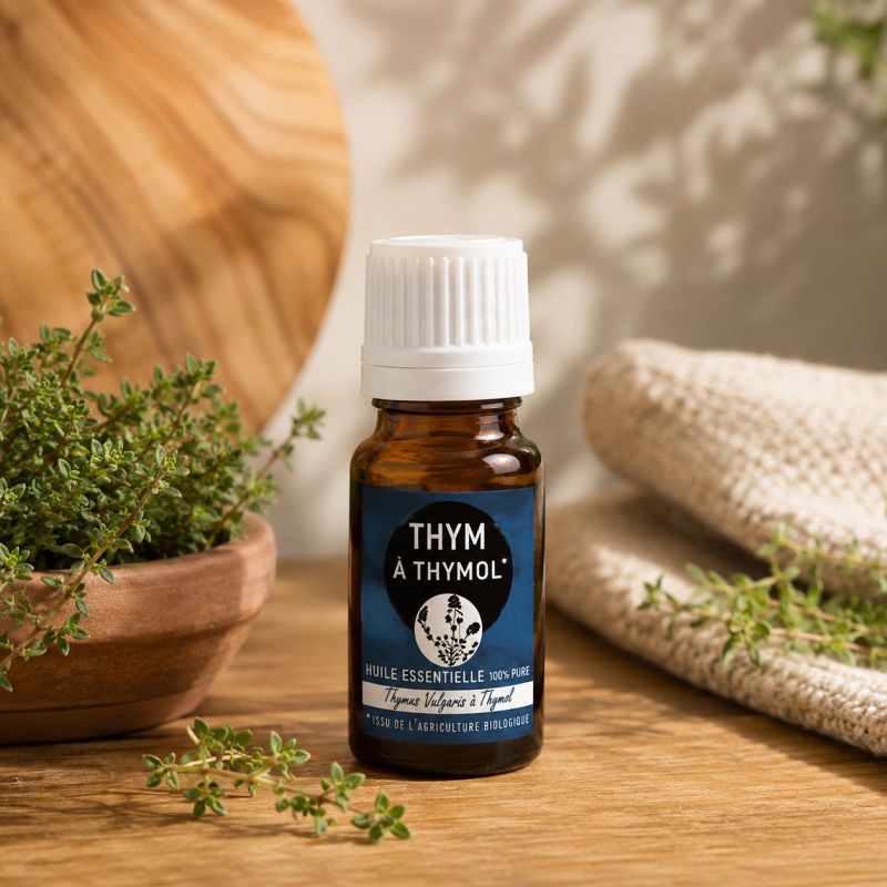 Huile essentielle THYM A THYMOL * 10ML - issu de l'agriculture biologique