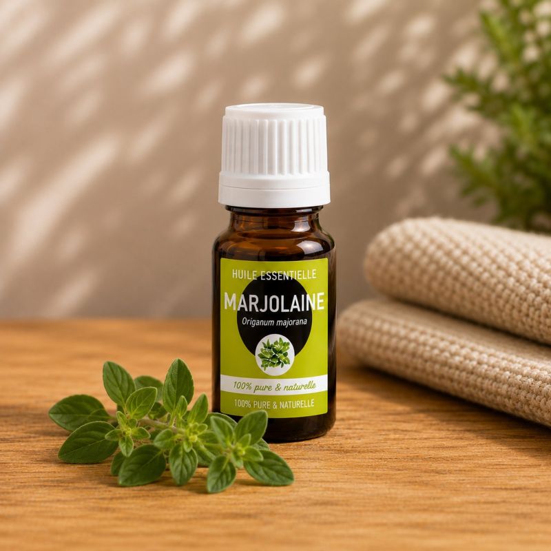 Huile essentielle MARJOLAINE à coquilles - 10ml origanum marjorana