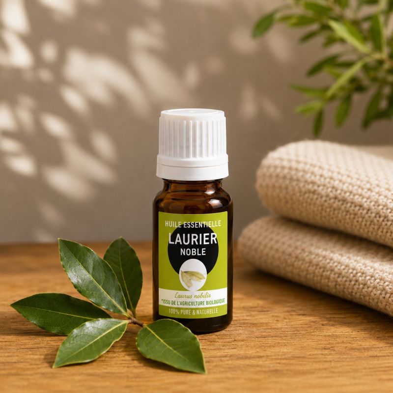 Huile essentielle de LAURIER NOBLE* 10ml - *issu de l'agriculture biologique