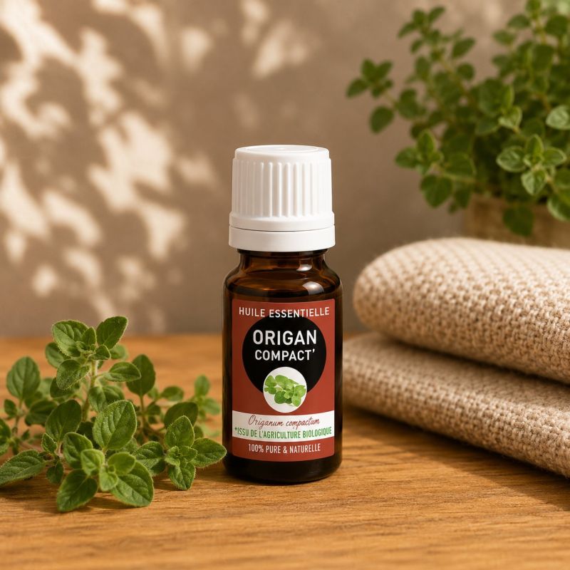 Huile essentielle ORIGAN COMPACT* 10ML - thymus capitatus -*Issu de l'agriculture biologique