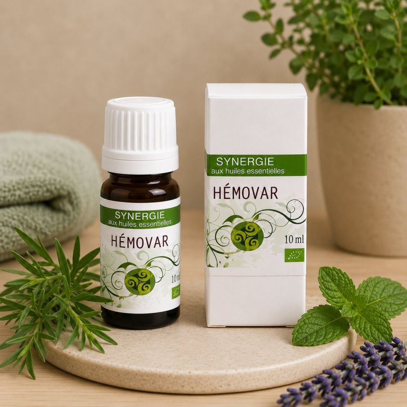 SYNERGIE Huiles essentielles  HEMOVAR BIO 10ml - Hemorroides