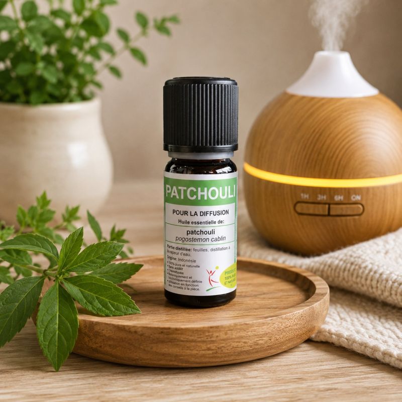 Huile essentielle PATCHOULI - 10ml pogostemon patchouli