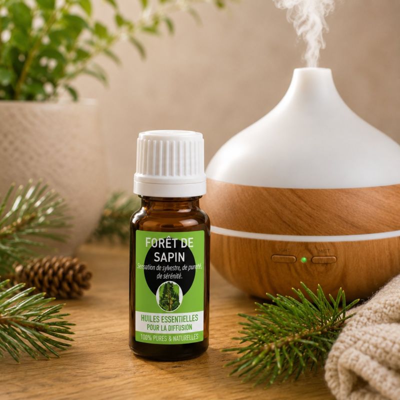 Huiles essentielles FORET DE SAPINS 10ml - Pour la diffusion