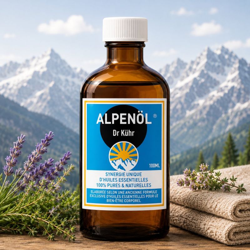 Alpenol 100ml – Synergie de 11 Huiles essentielles du Dr Kühr