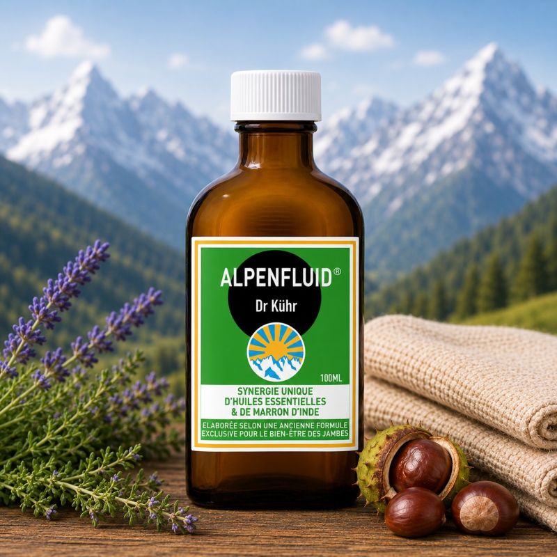 ALPENFLUID 100ml DU DR KUHR - spécial jambes lourdes