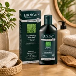 SHAMPOOING FORTIFIANT au curcuma et prele "BELLEZZA BIO" 200ML  BIOKAP