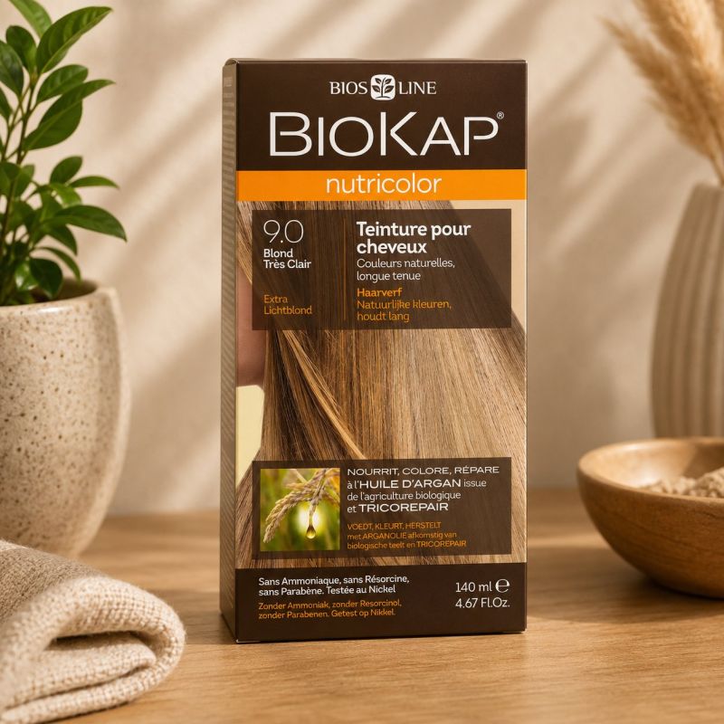 COLORATION NUTRICOLOR BLOND TRES CLAIR 9.0 BIOKAP -140ML