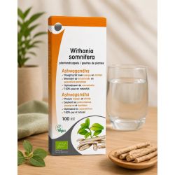 ASHWAGANDHA EXTRAIT DE PLANTE BIO 100ml - withania somnifera