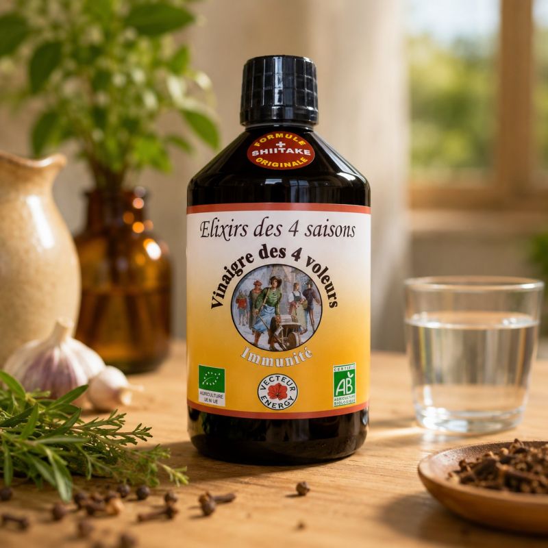VINAIGRE DES 4 VOLEURS IMMUNITE 500ML-vecteur energy