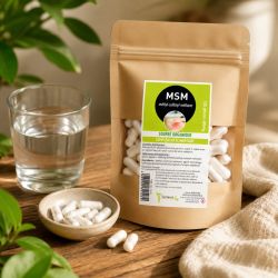 MSM / SOUFRE ORGANIQUE 120 gelules 480MG - méthyl sulfonyl méthane- Santerel