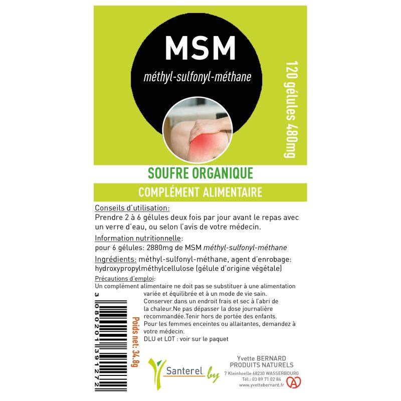 MSM | 100% PUR SOUFRE ORGANIQUE | Au meilleur prix