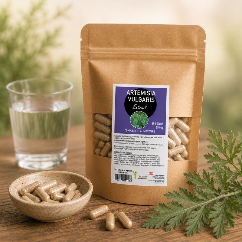 ARTEMISIA VULGARIS EXTRAIT - 60 GELULES 350MG - SANTEREL