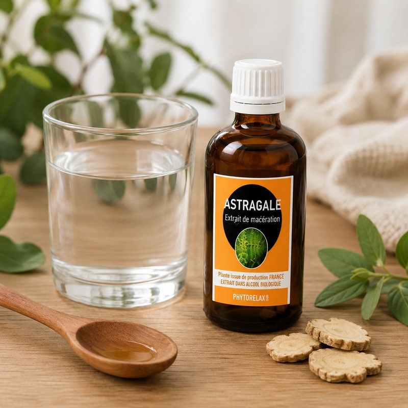 ASTRAGALE* 100ML Extrait de plante - Astragalus membranaleus - Santerel - * Issu de l'agriculture biologique