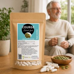 COURGE EXTRAIT FORT - 60 GELULES 360MG - Bien être de la prostate- SANTEREL