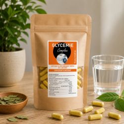 GLYCEMIE COMPLEX 60 GELULES 360MG - Cannelle, Gymnéma, Berbérine, Chrome, Zinc, Vit. B1 - SANTEREL